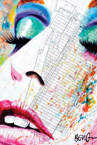 Contemporary Woman III by Soo Beng Lim canvas print