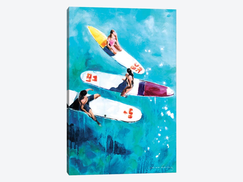 Surfers Bond by Soo Beng Lim 1-piece Art Print