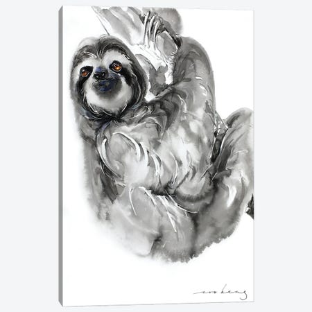 Sloth II Canvas Print #LIM316} by Soo Beng Lim Canvas Print