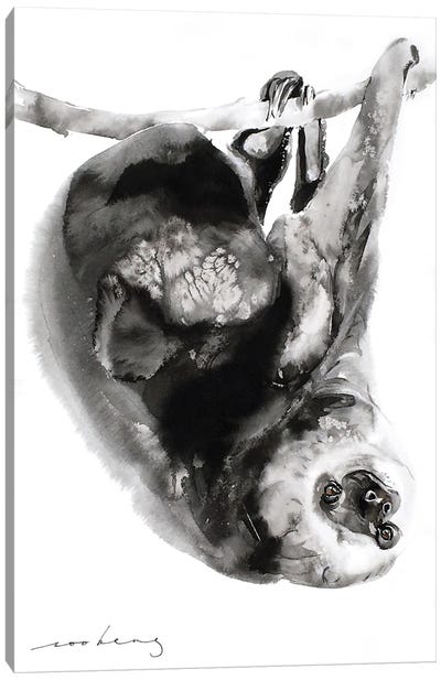 Sloth I Canvas Art Print - Soo Beng Lim