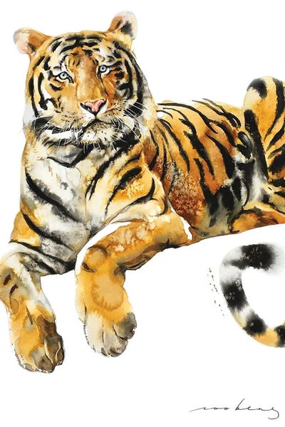 Soo Beng Lim: Resting Tiger by Soo Beng Lim