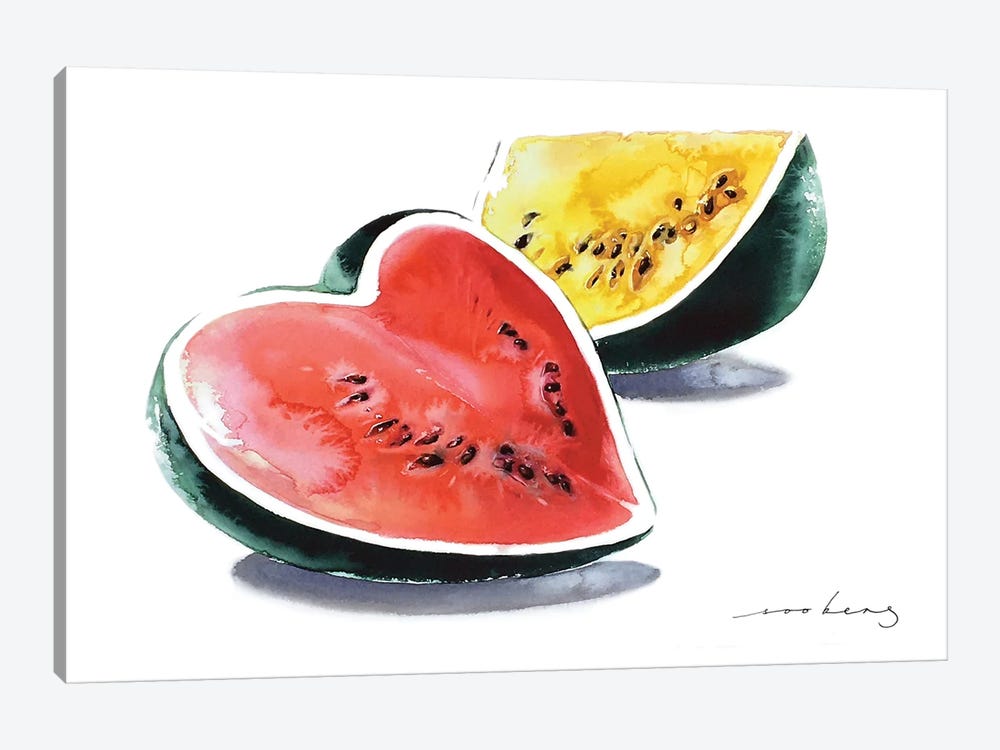 Melon Glow by Soo Beng Lim 1-piece Canvas Artwork