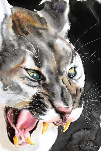 Lion's Growl by Soo Beng Lim art print