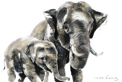 Elephant Power by Soo Beng Lim art print