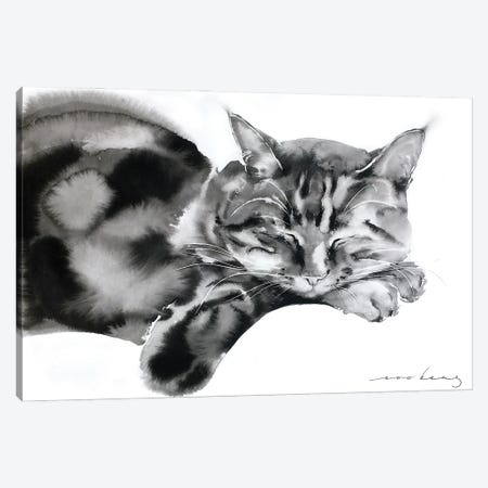 Cat Nap II Canvas Print #LIM336} by Soo Beng Lim Canvas Print