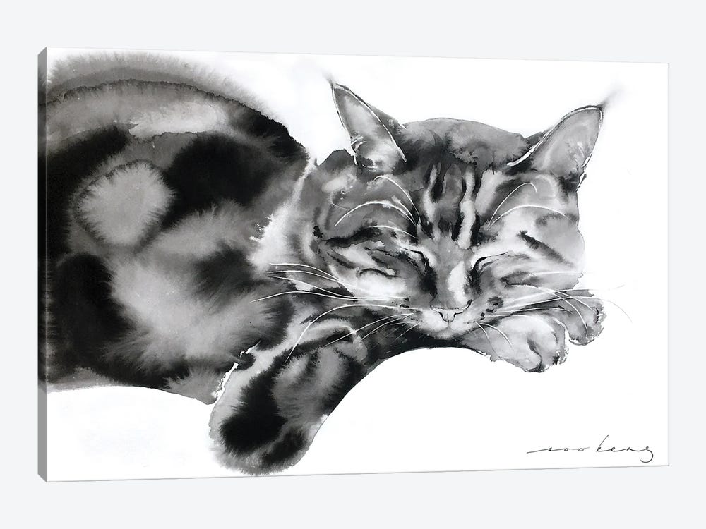 Cat Nap II by Soo Beng Lim 1-piece Art Print