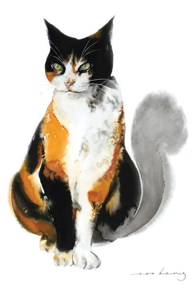 Calico Cats: Cat Awaiting by Soo Beng Lim