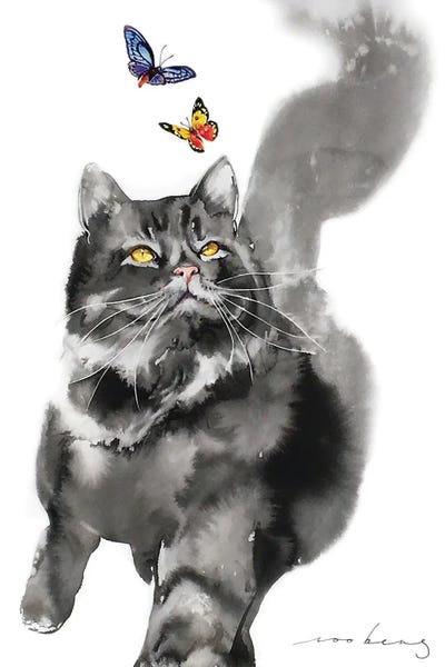 Butterfly Chase by Soo Beng Lim art print