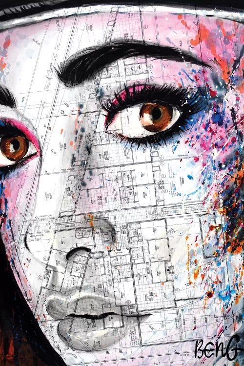 Contemporary Woman V by Soo Beng Lim wall art