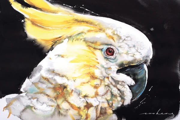 Soo Beng Lim: Crowned Feathers Parrot by Soo Beng Lim