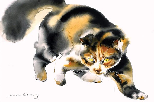 Soo Beng Lim: Go Getter Cat by Soo Beng Lim