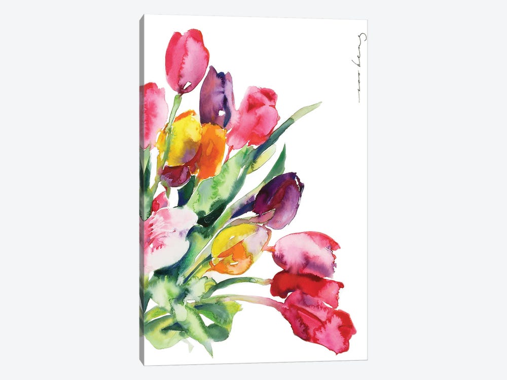 Tulip Array by Soo Beng Lim 1-piece Canvas Artwork