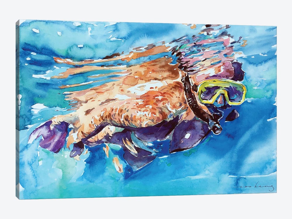 Snorkel Life by Soo Beng Lim 1-piece Canvas Art