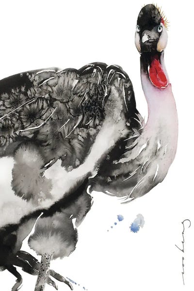 Crane Of Grace by Soo Beng Lim metal wall art