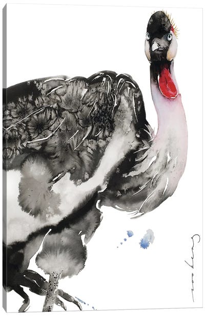 Crane Of Grace Canvas Art Print - Soo Beng Lim