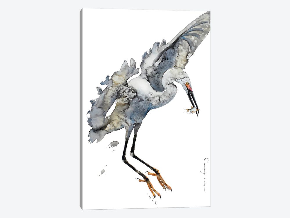 Heron Harmony by Soo Beng Lim 1-piece Canvas Print