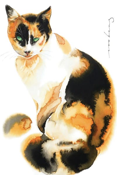 Cat Awaits by Soo Beng Lim art print