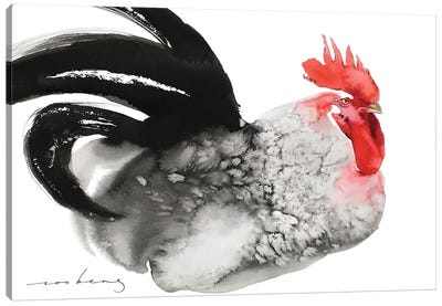 Chick Elegance Canvas Art Print - Soo Beng Lim
