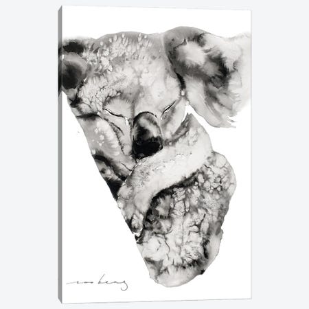 Koala Winks Canvas Print #LIM394} by Soo Beng Lim Canvas Art Print