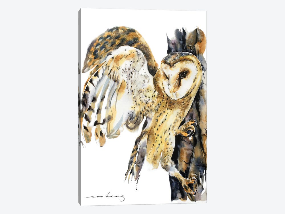 Owl Instinct by Soo Beng Lim 1-piece Canvas Artwork