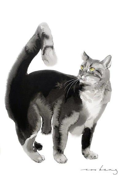 A Cat's Tail by Soo Beng Lim canvas print