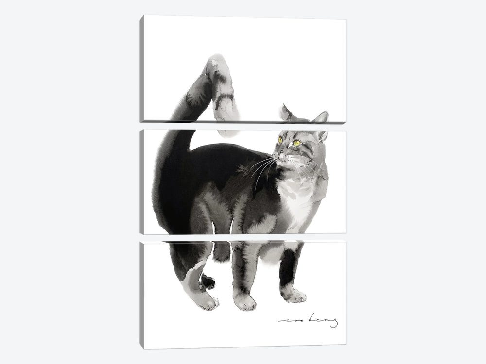 A Cat's Tail by Soo Beng Lim 3-piece Canvas Wall Art