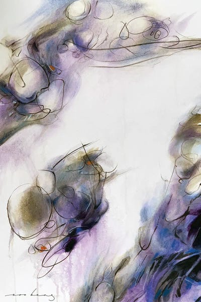 Abstract Watercolors: Abstract Landscape-Morning Mist by Soo Beng Lim