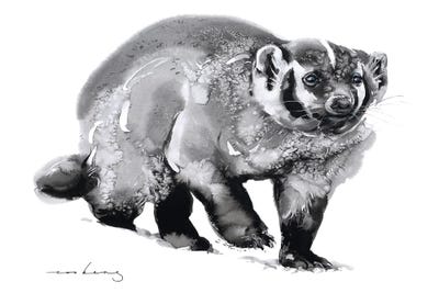 Badger Digger by Soo Beng Lim multi panel art