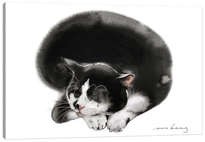 Cat Snooze Canvas Art Print - Soo Beng Lim