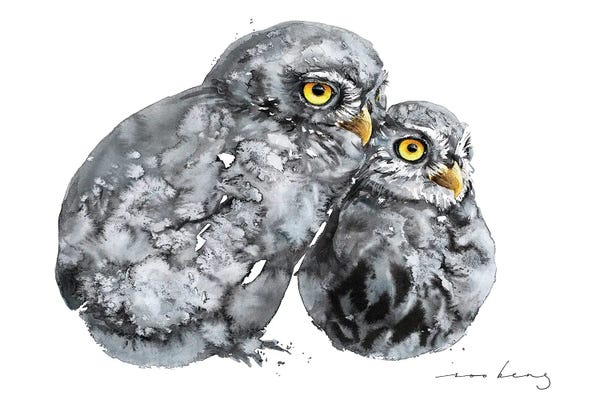 Soo Beng Lim: Chicky Owls by Soo Beng Lim