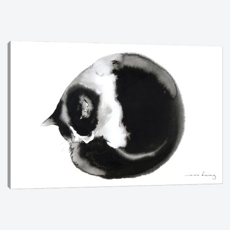 Kitten Snuggle Canvas Print #LIM423} by Soo Beng Lim Canvas Artwork