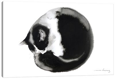 Kitten Snuggle Canvas Art Print - Soo Beng Lim