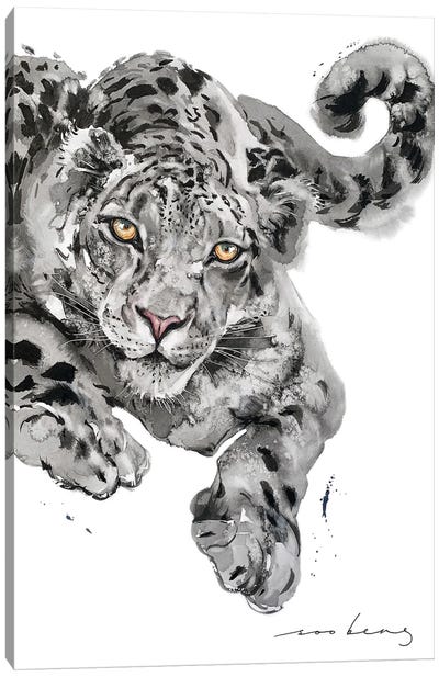 Leopard Spot Canvas Art Print - Leopard Art