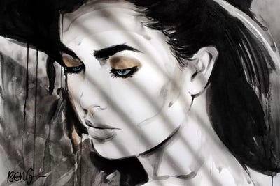 Demure by Soo Beng Lim canvas print