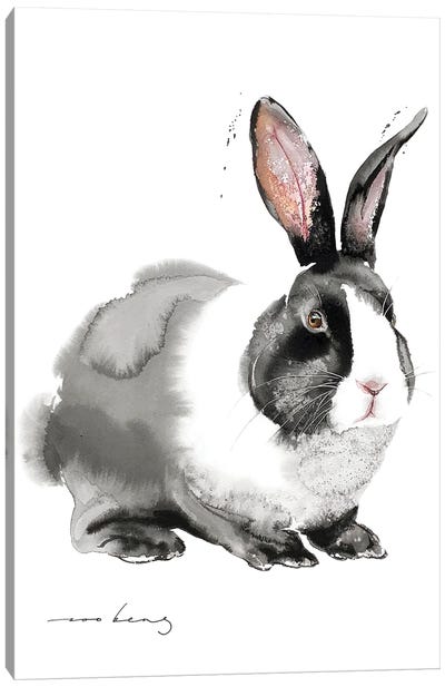 Prosperity Rabbit II Canvas Art Print - Soo Beng Lim