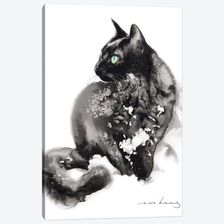 Cool Kitty Canvas Print #LIM456} by Soo Beng Lim Canvas Art