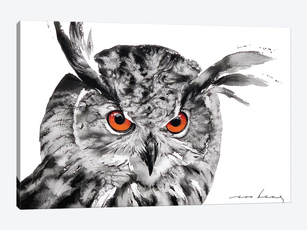 Owle by Soo Beng Lim 1-piece Canvas Wall Art