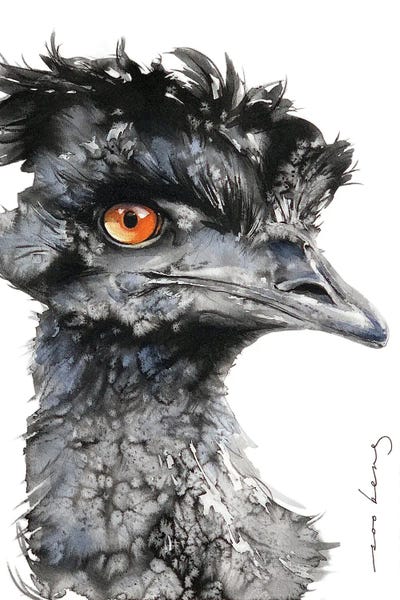 Emus: Curious Emu by Soo Beng Lim