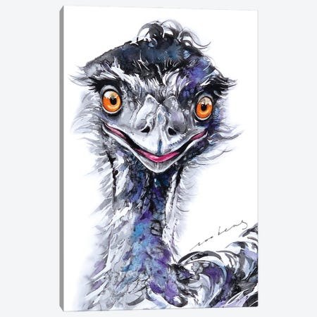 Emu Grin Canvas Print #LIM471} by Soo Beng Lim Canvas Print