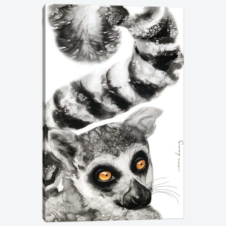 Lemur Persona Canvas Print #LIM473} by Soo Beng Lim Canvas Print