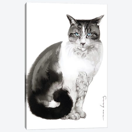 Cat Charm Canvas Print #LIM475} by Soo Beng Lim Canvas Art