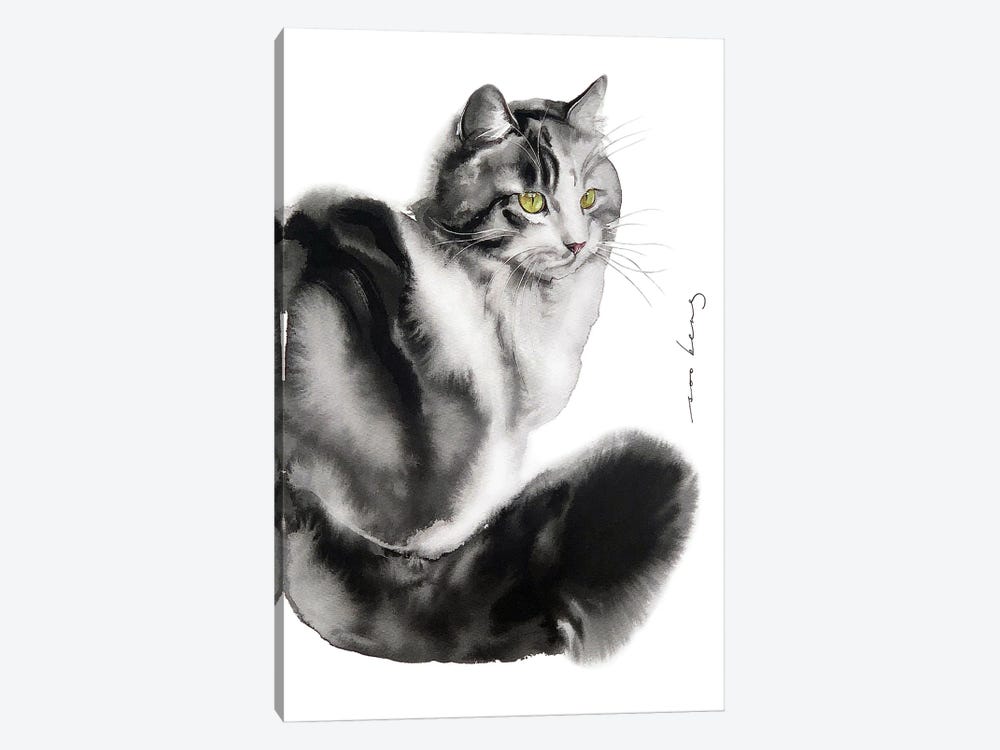 Sweet Kitty by Soo Beng Lim 1-piece Canvas Wall Art