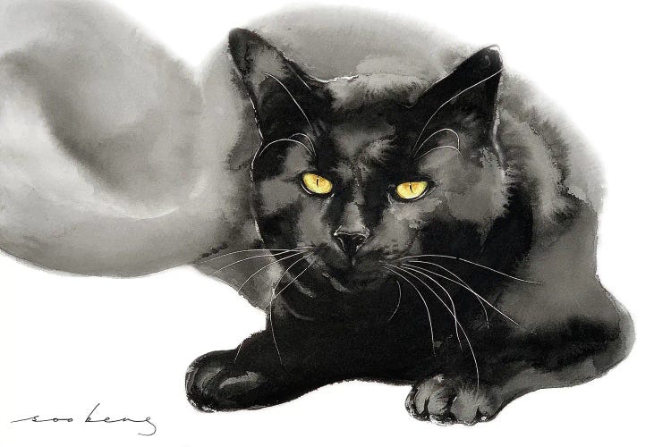 Mesmerizing Kitty by Soo Beng Lim wall art