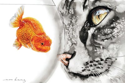 Yin And Yang Magnified by Soo Beng Lim metal wall art