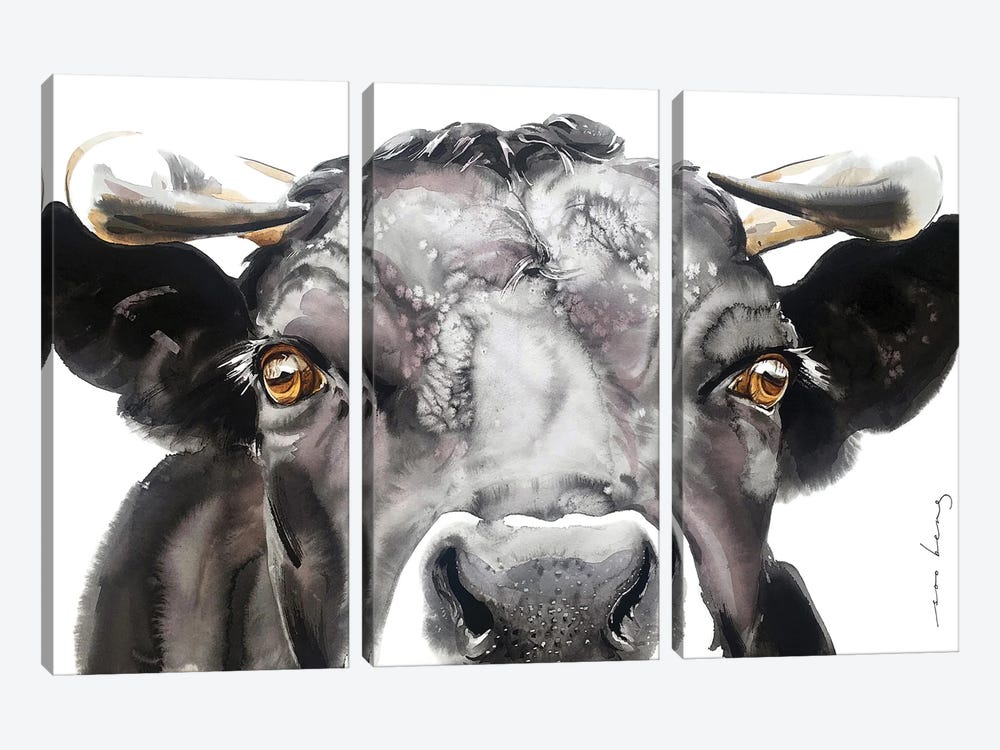 Bull's Eye by Soo Beng Lim 3-piece Canvas Art