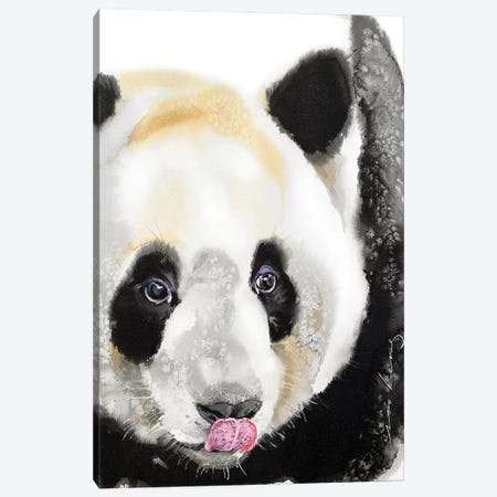 Cheeky Panda Canvas Print #LIM500} by Soo Beng Lim Canvas Art Print