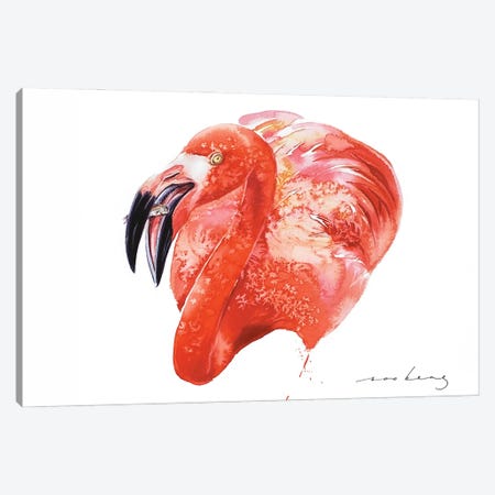 Crimson Hunter Canvas Print #LIM506} by Soo Beng Lim Canvas Artwork