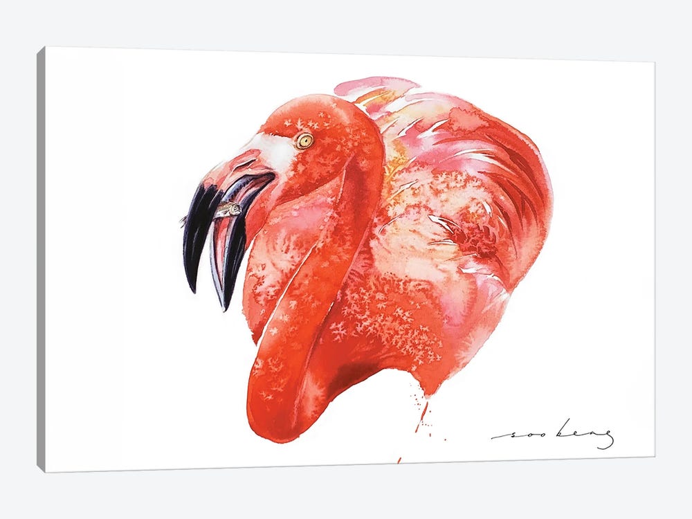 Crimson Hunter by Soo Beng Lim 1-piece Canvas Wall Art
