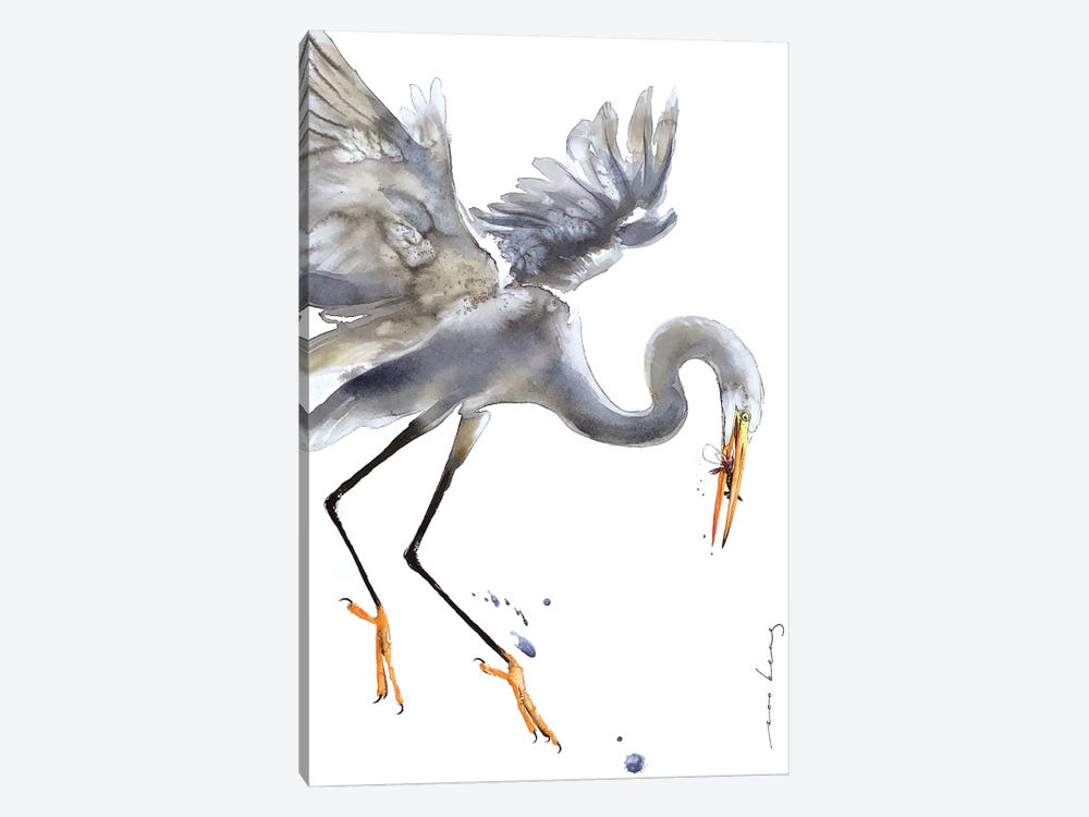 Egret Artistry by Soo Beng Lim 1-piece Canvas Print