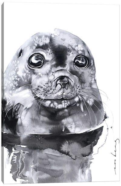 Seal Of Approval Canvas Art Print - Seal Art